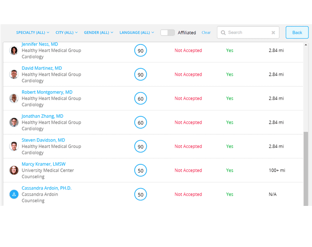SmartMATCH Decision Support